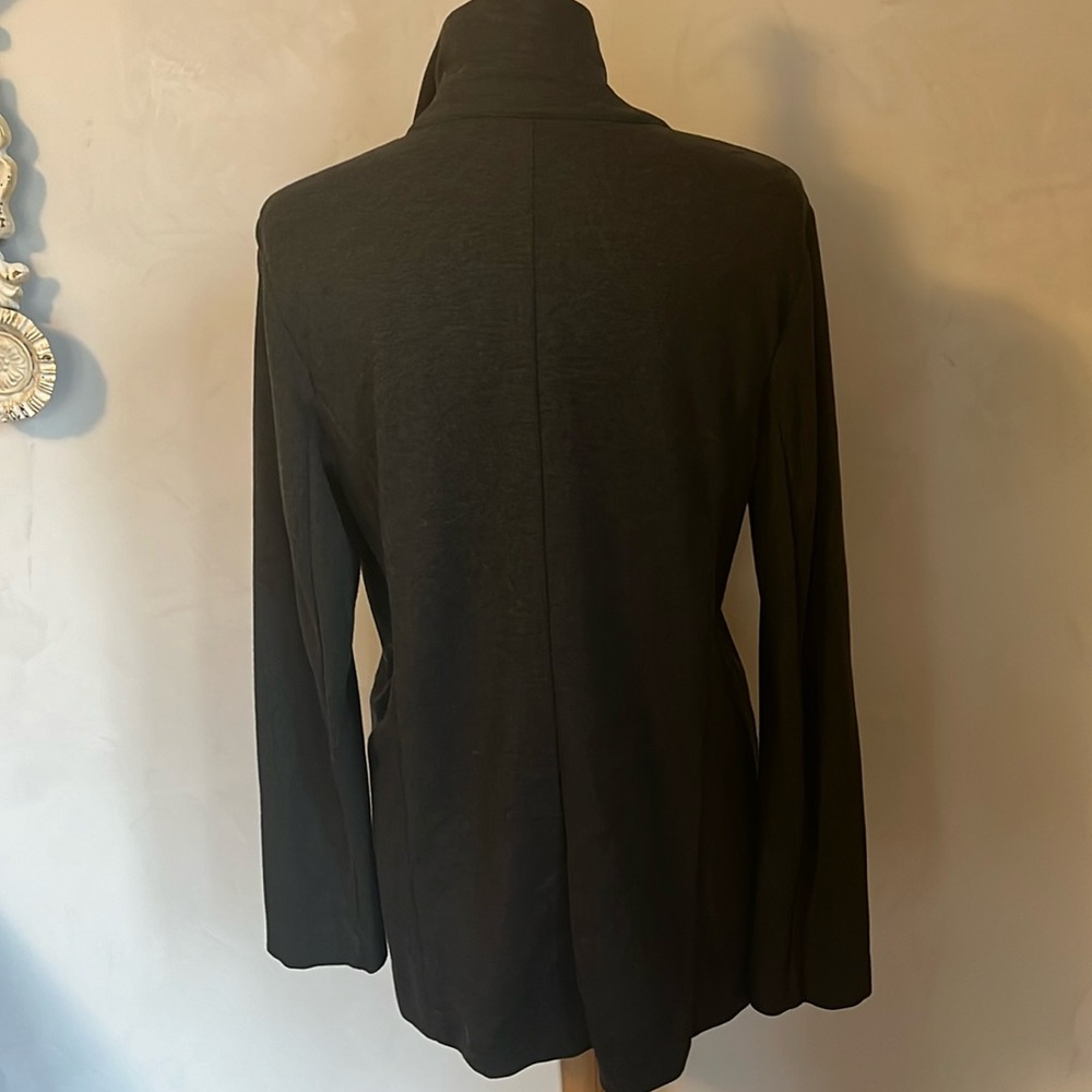 J.Jill Dark Gray Ponte open Blazer w/pockets Size  Medium - Picture 5 of 12